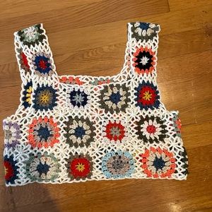 Colorful Crochet top